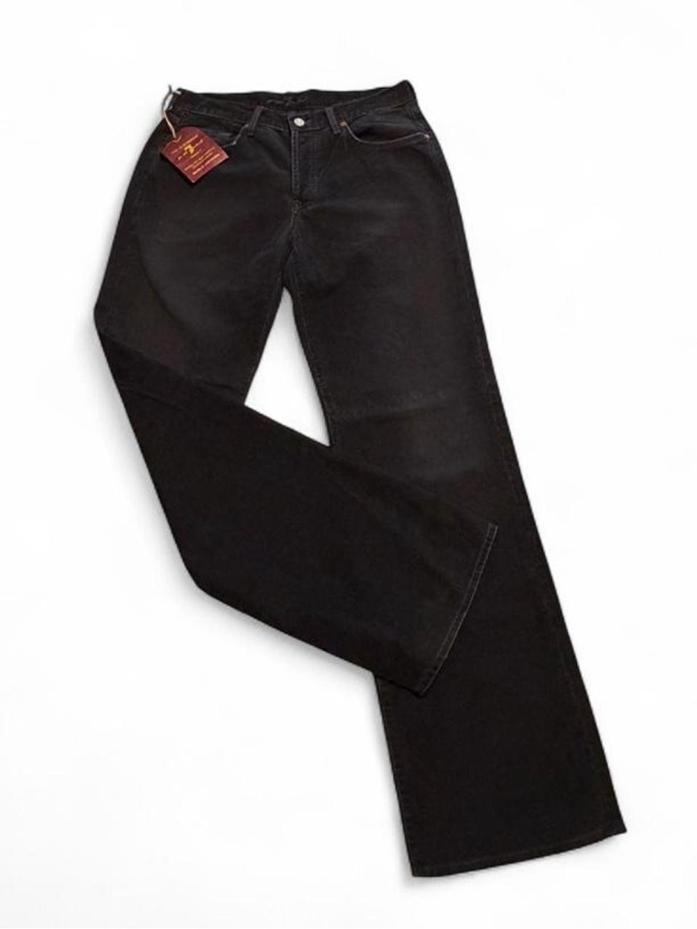 NWT / Deadstock 7 For All Mankind Men’s Relaxed Fit Black Corduroy Pants🔥 Sz 33